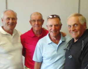 Ambrose 4's Winners (L-R): Alf Grundel, Rob Ashton, Neil Fletcher & John Whyte